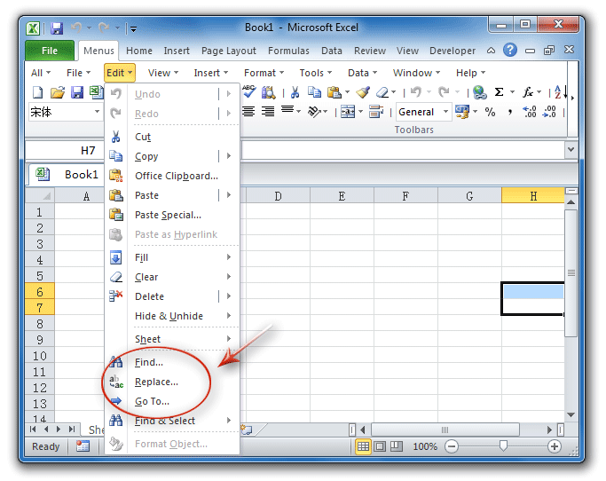 Find And Replace In Excel