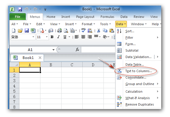 Where Is Text To Columns In Excel 2007 2010 2013 2016 2019 And 365 9551