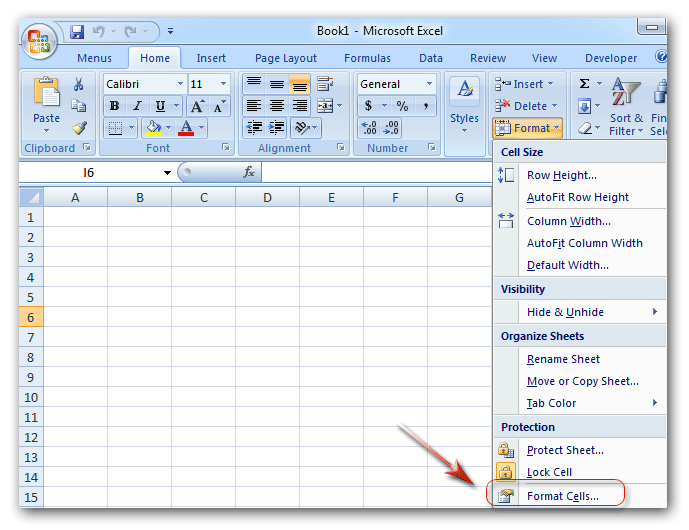 excel formula to change format of cell