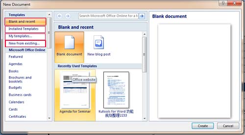 Where to Save, Download and Install Template in Word 2007 ...