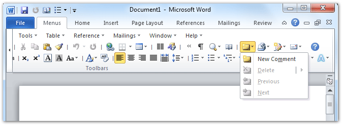 Comments In Microsoft Word 2010