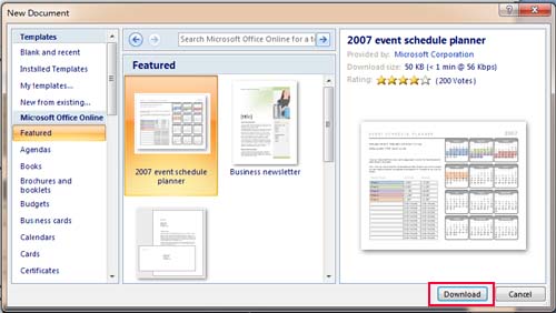 Microsoft Office Publisher 2007 Templates