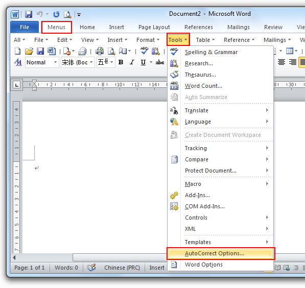 where-is-the-autocorrect-option-in-microsoft-word-2007-2010-2013