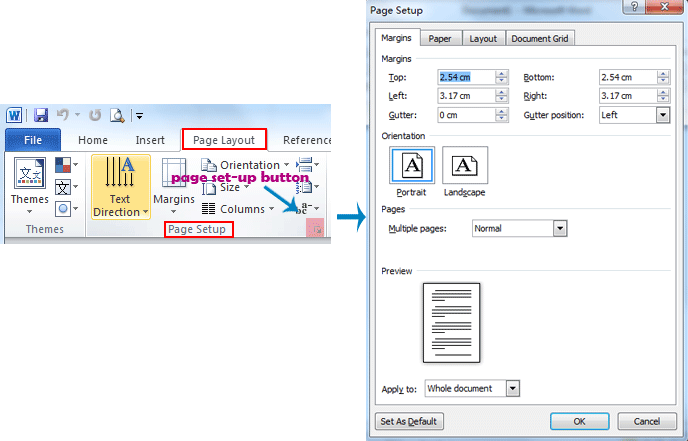 word-setup