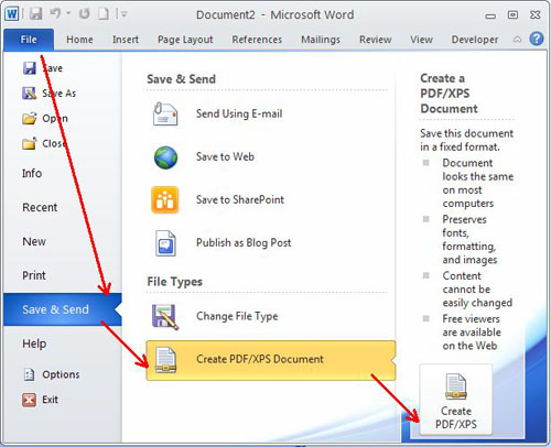 how to save pdf file in microsoft word 2007