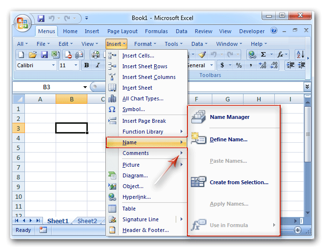 how to unhide a column in excel 2007