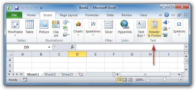 How To Set Header And Footer In Excel