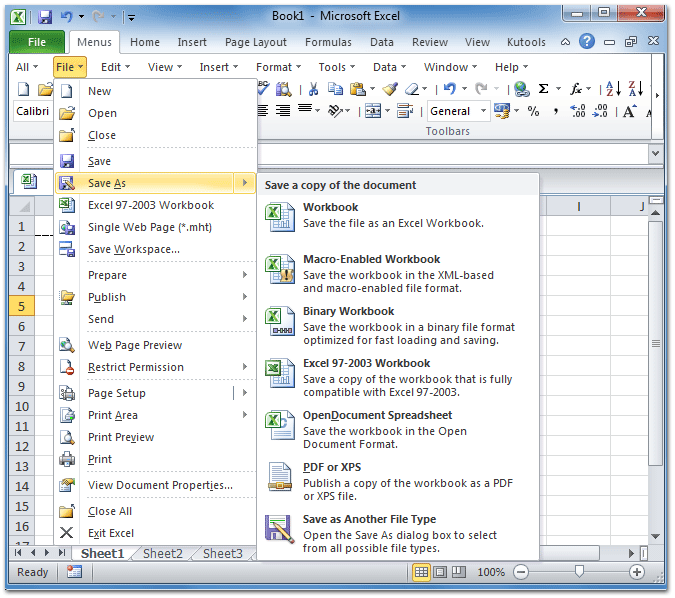 Opendocument Excel