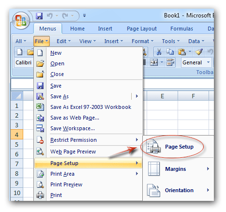 Where is Fit to One Page in Microsoft Excel 2007, 2010, 2013, 2016