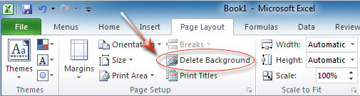 Where is Background Removal command in Office 2007, 2010, 2013 and 365