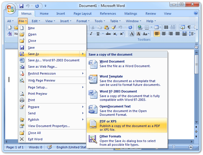 microsoft office packages 2007