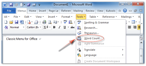 Where Is Word Count In Office 2007 2010 2013 And 365