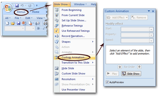 Where Is Custom Animation In Microsoft Powerpoint 07