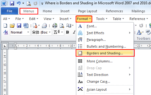 how to add accent mark in word 2013